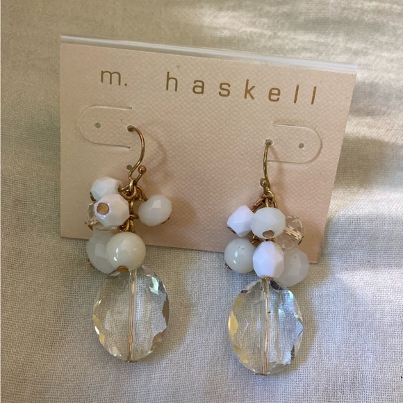 M. Haskell Beaded Drop Earrings - Picture 1 of 4